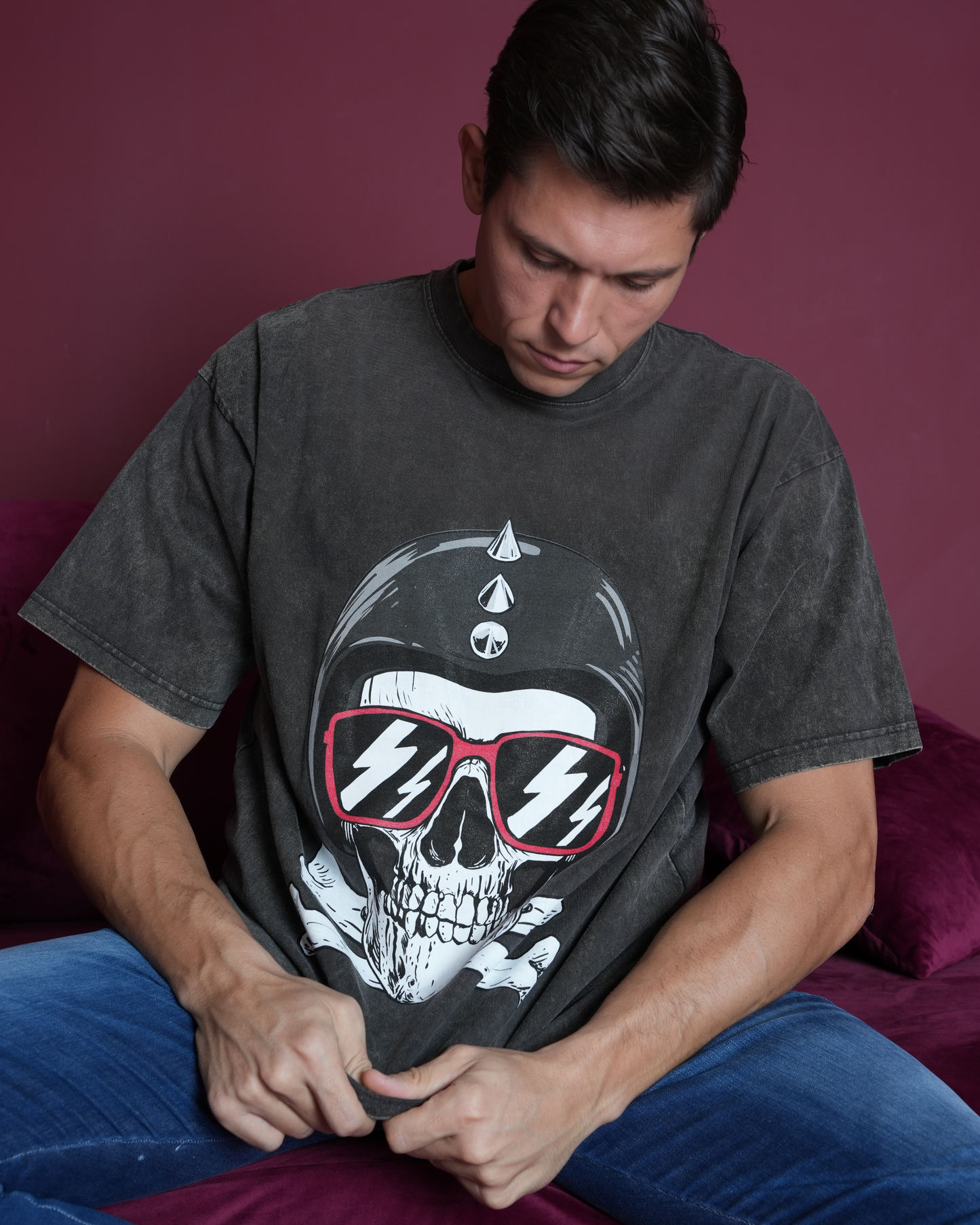 Helmet/Spike Vintage T-Shirt